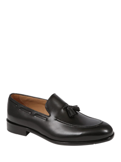 Jones Bootmaker Devon2 Leather Tassel Loafers - view 2, Black
