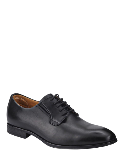 Jones Bootmaker Manson Leather Lace Up Oxford Shoes - view 2, Black
