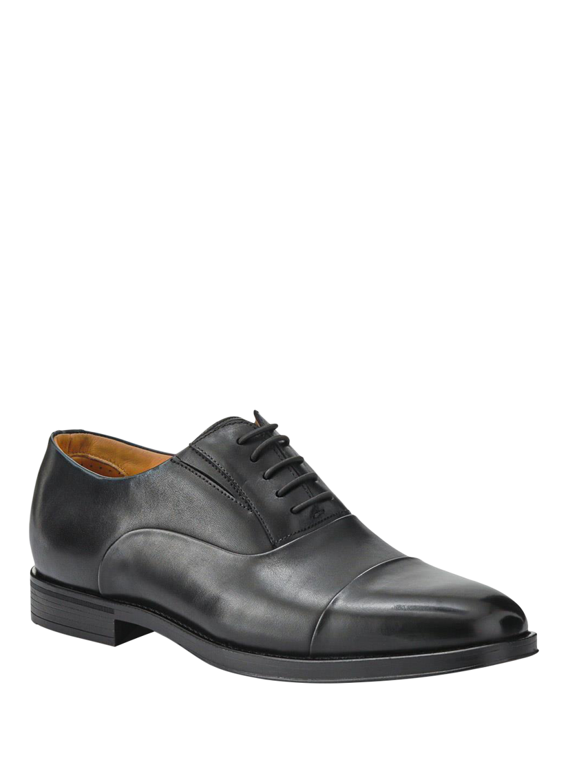 Product image 2 of 5, which shows Jones Bootmaker Maloney Leather Lace Up Oxford Shoes, Black, 6W