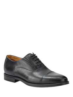 Jones Bootmaker Maloney Leather Lace Up Oxford Shoes, Black - view 2, Black