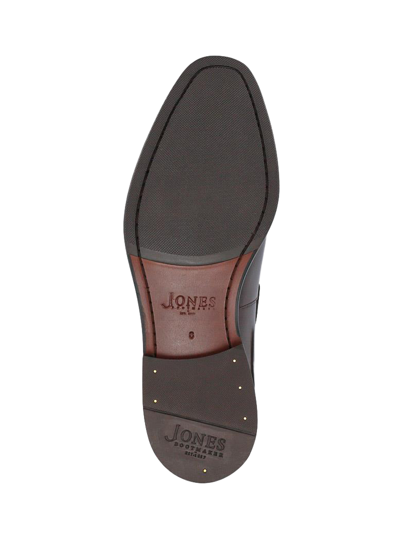 Product image 5 of 5, which shows Jones Bootmaker Devon2 Leather Tassel Loafers, Dark Brown, 5