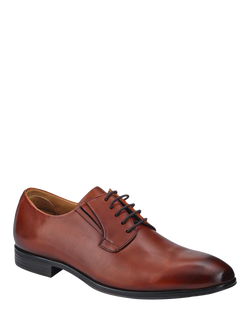 Jones Bootmaker Manson Leather Lace Up Oxford Shoes - view 2, Cognac