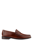 Jones Bootmaker Quennell Leather Penny Loafers, Chestnut