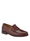 Jones Bootmaker Quennell Leather Penny Loafers, Chestnut