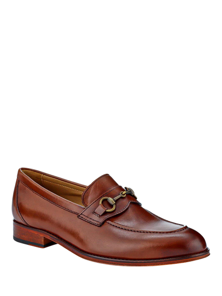 Jones Bootmaker Reece Suede Loafers - view 2, Chestnut