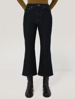 Jigsaw Ines Kick Flare Jeans, Indigo, Indigo