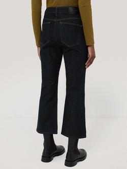 Jigsaw Ines Kick Flare Jeans, Indigo - view 2, Indigo