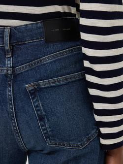 Jigsaw Tyne Wide Leg Cropped Denim Jeans - view 2, Vintage Mid Blue