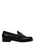 Radley Burlington Row Leather Two-Tone Loafers, Dark Cherry