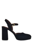 Radley Ivydale Crescent Suede Platform Heeled Sandals