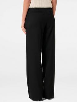 Forever New Shiloh Welt Detail Wide Leg Trousers, Black - view 2, Black