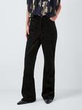 AND/OR Mid Rise Flared Corduroy Trousers
