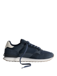 HOFF Monterrey Suede Blend Lace Up Trainers, Navy