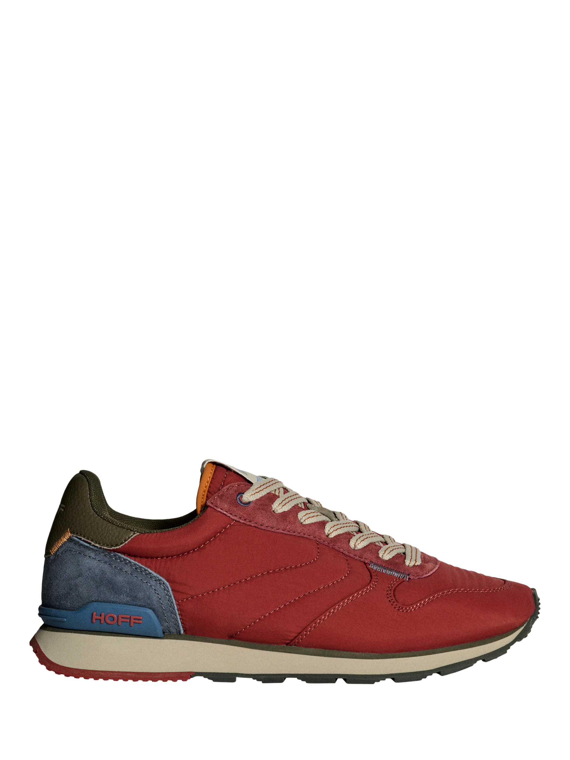 Product image 1 of 5, which shows HOFF Lace Up Sports Trainers, Red Multi, 9