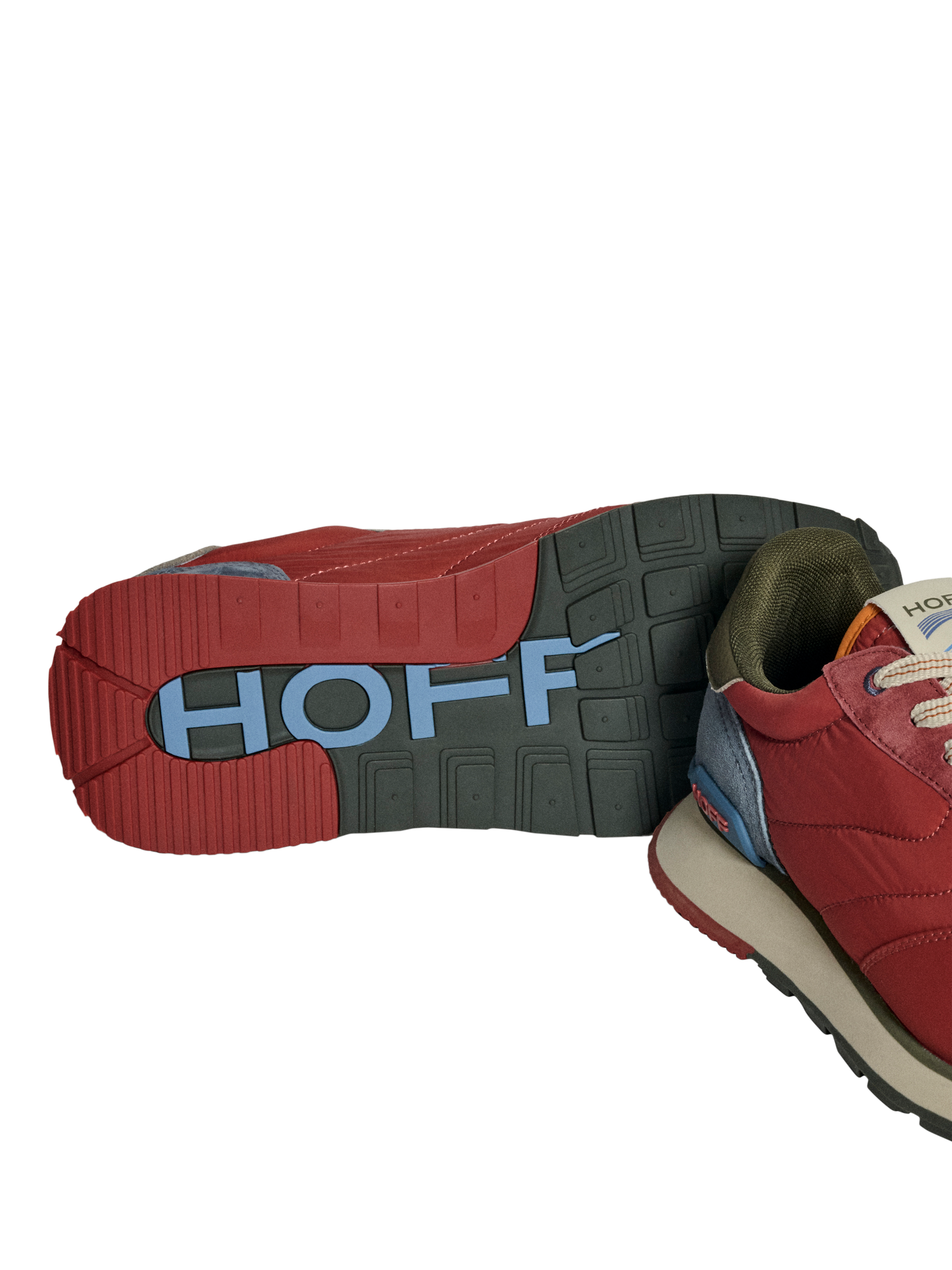 Product image 4 of 5, which shows HOFF Lace Up Sports Trainers, Red Multi, 9