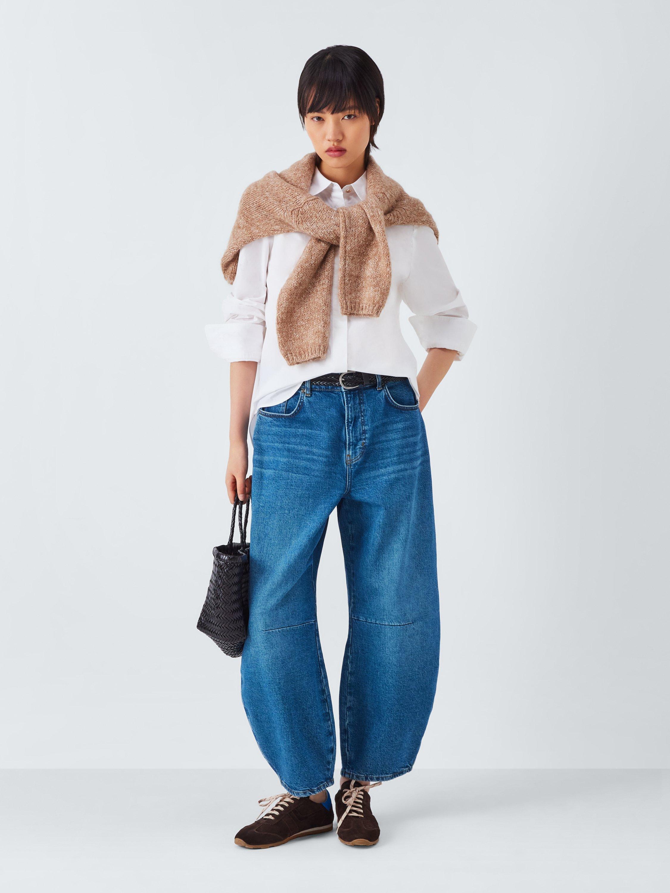 Product image 3 of 6, which shows John Lewis Cotton Poplin Shirt, Off White, 8