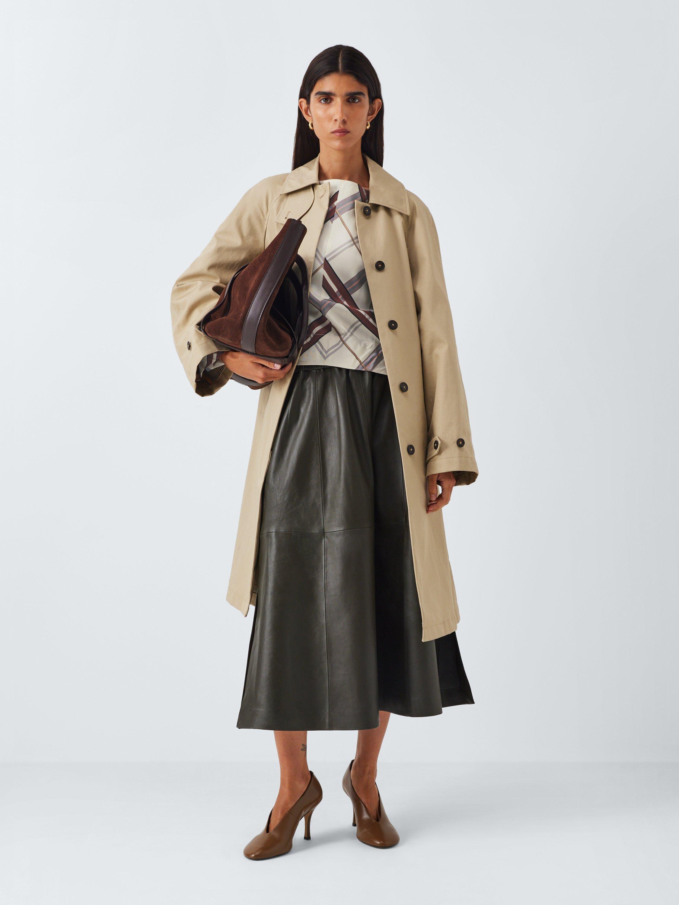 Product image 3 of 6, which shows John Lewis Wide Sleeve Check Top, Multi, 8