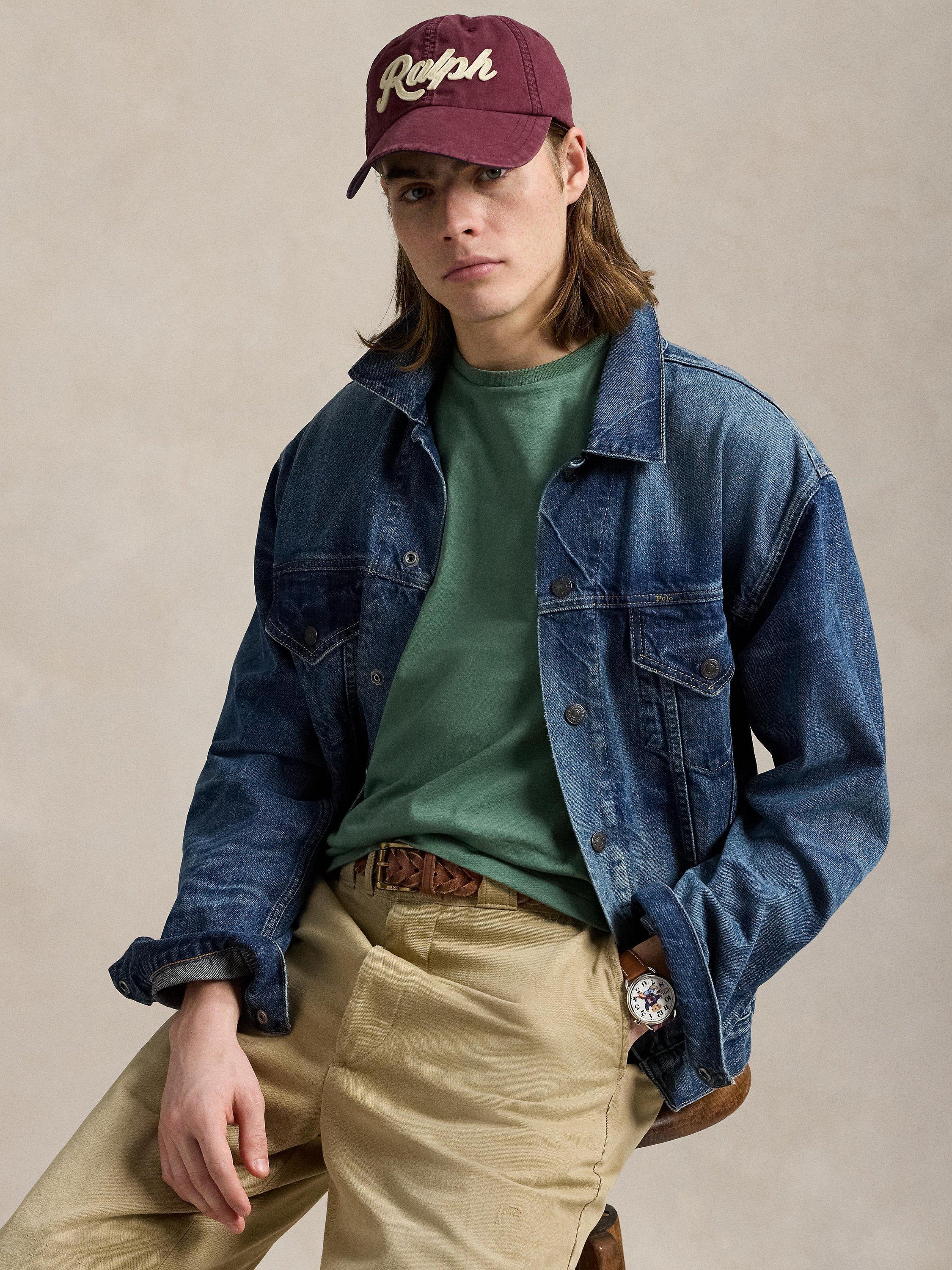 Product image 4 of 6, which shows Polo Ralph Lauren Cotton Custom Slim Fit Short Sleeve T-Shirt, Fatigue, S