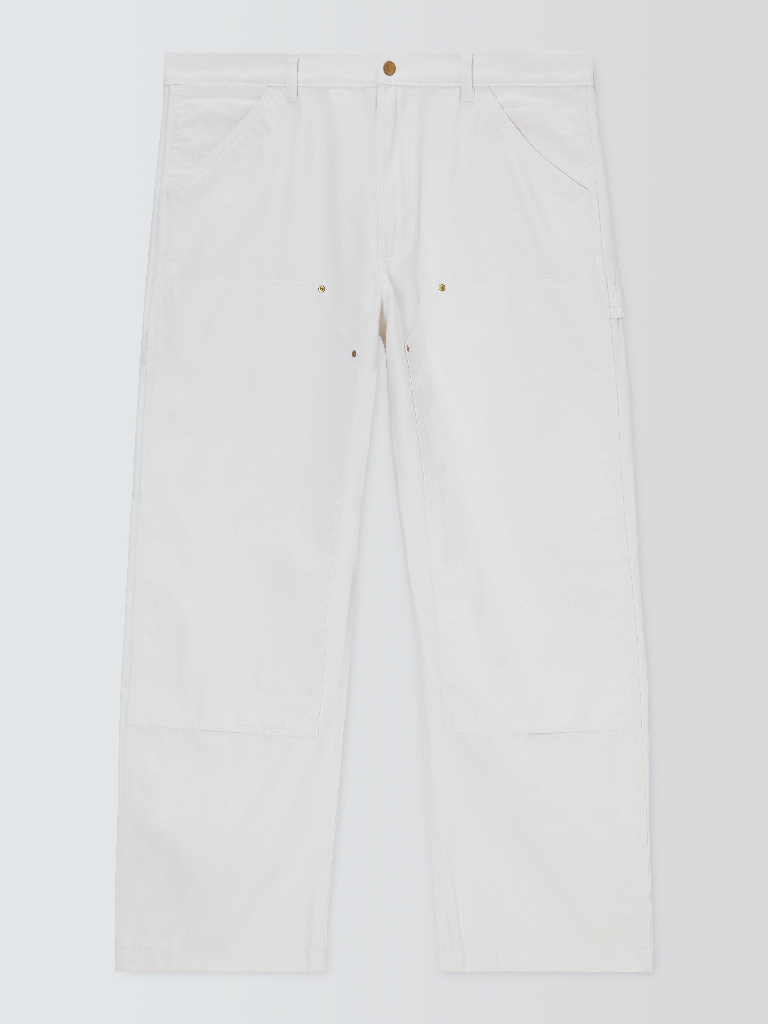 Product image 1 of 1, which shows Ralph Lauren Cotton Canvas Trousers, Deckwash White, 40R