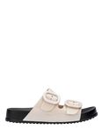 Melissa Cozy Platform Slider Sandals, Black / Beige