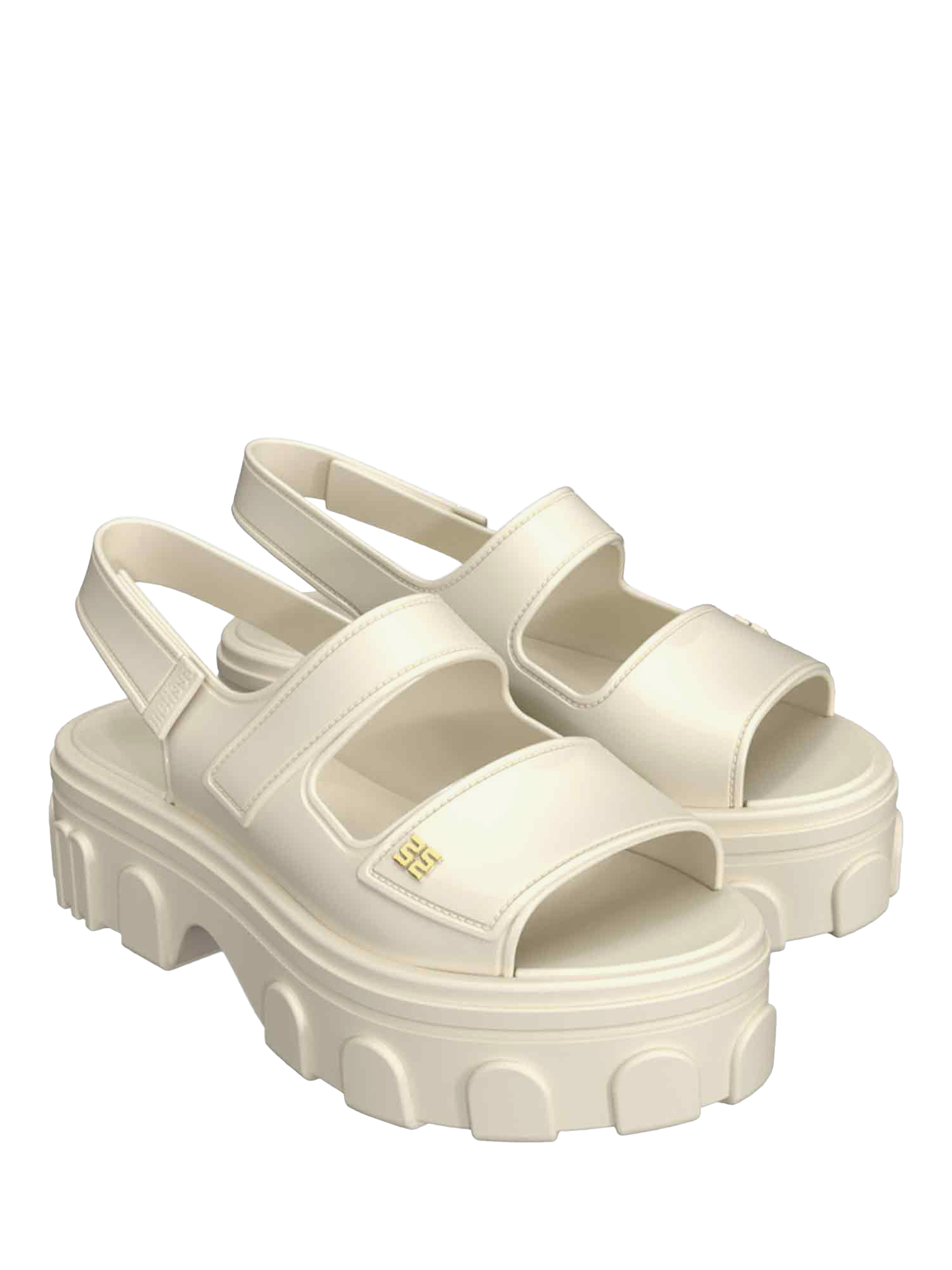 Product image 2 of 2, which shows Melissa Ella Move Srappy Sandals, Beige, 3