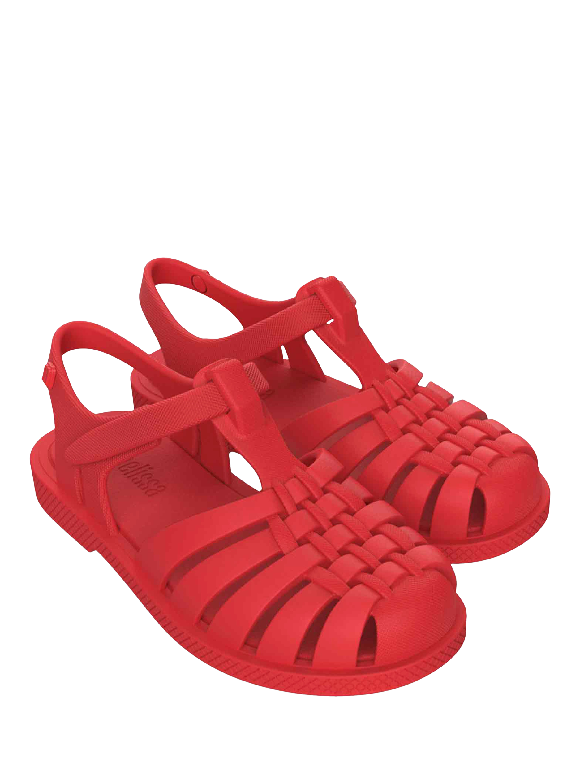 Product image 2 of 2, which shows Melissa Free Possession Strappy Sandals, Red, 6