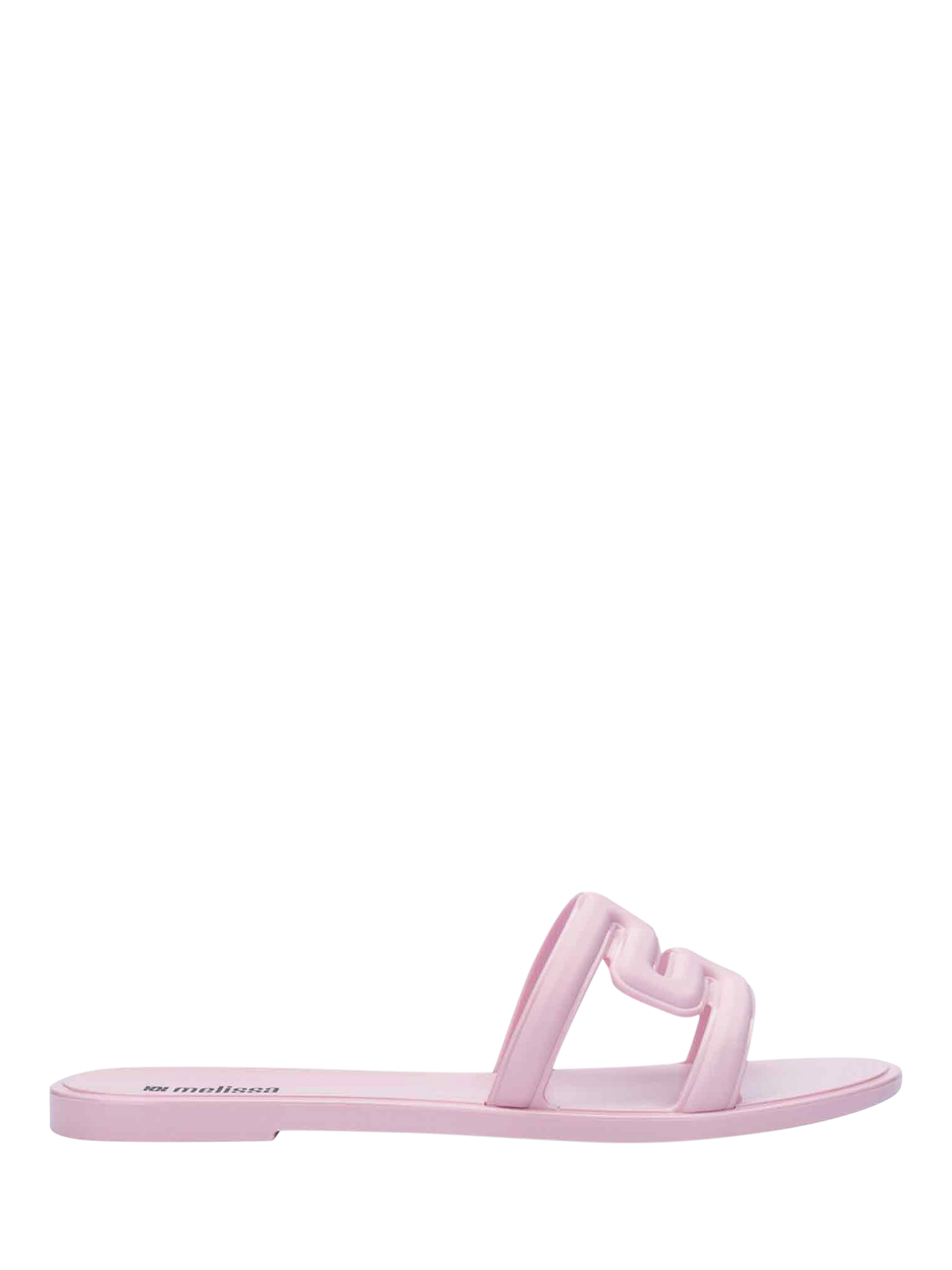 Product image 1 of 4, which shows Melissa M Slide Jelly Slider Sandals, Light Pink, 3