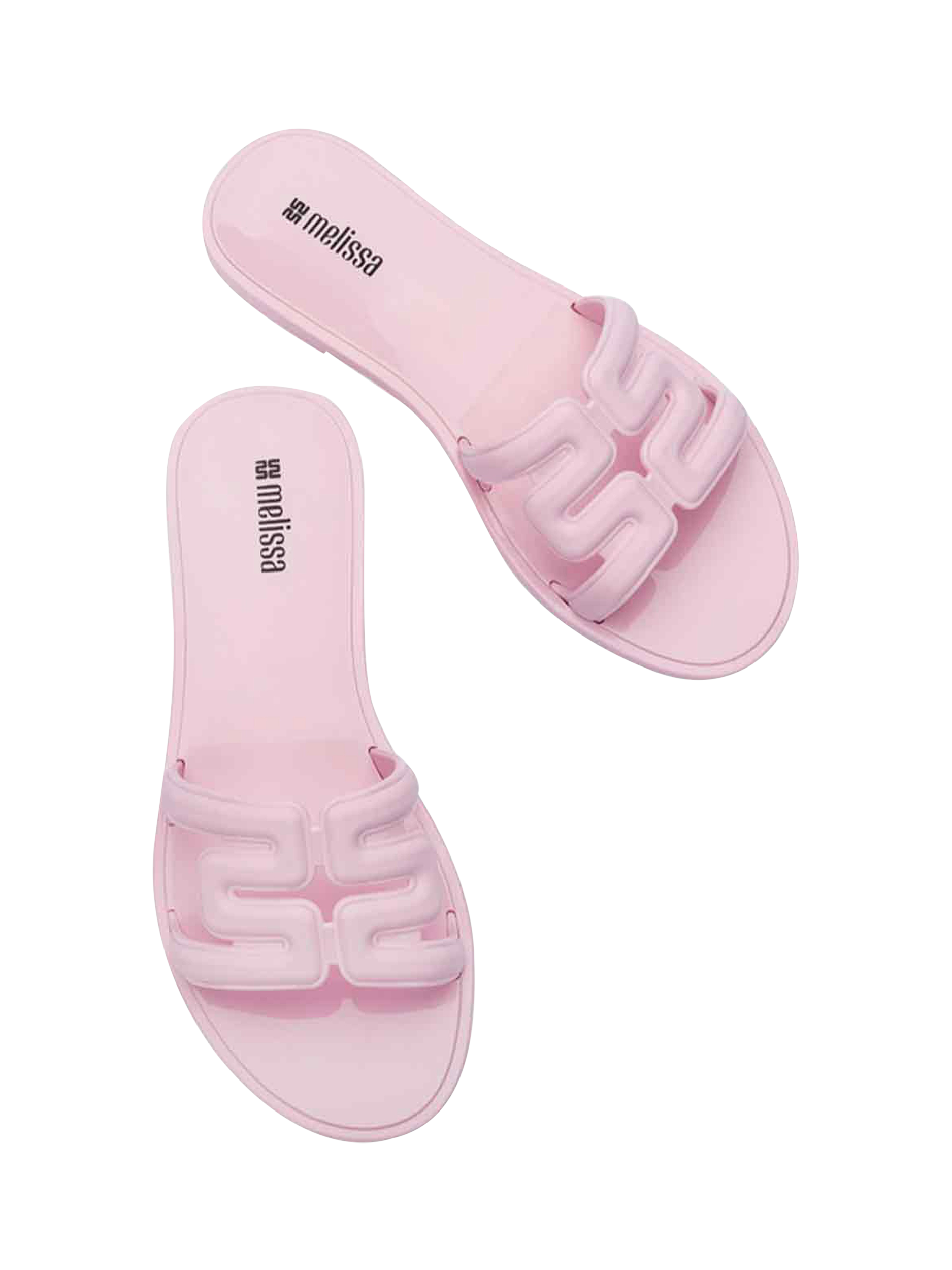 Product image 3 of 4, which shows Melissa M Slide Jelly Slider Sandals, Light Pink, 3