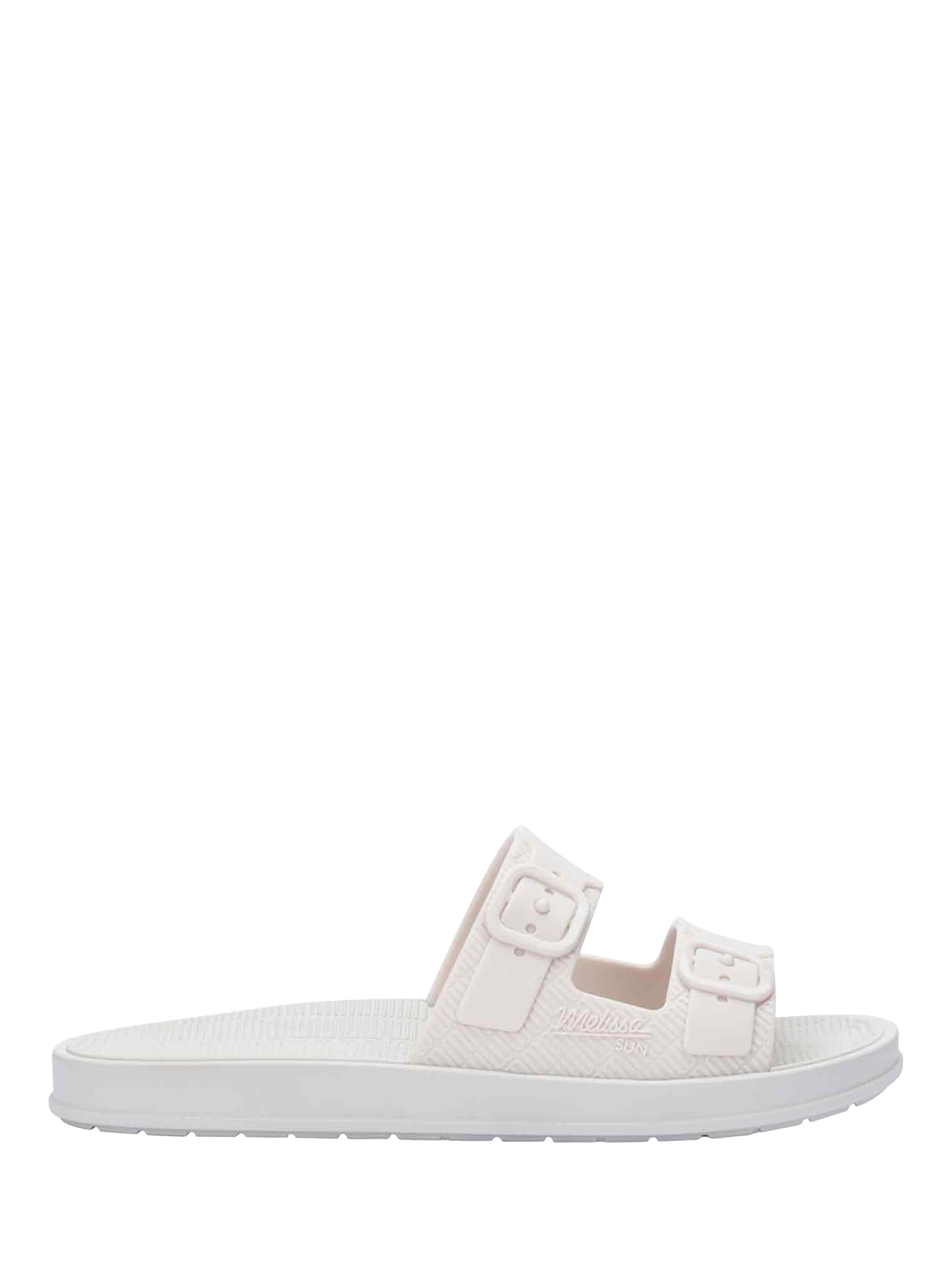 Product image 1 of 4, which shows Melissa Sun Cruise Slider Sandals, White, 3