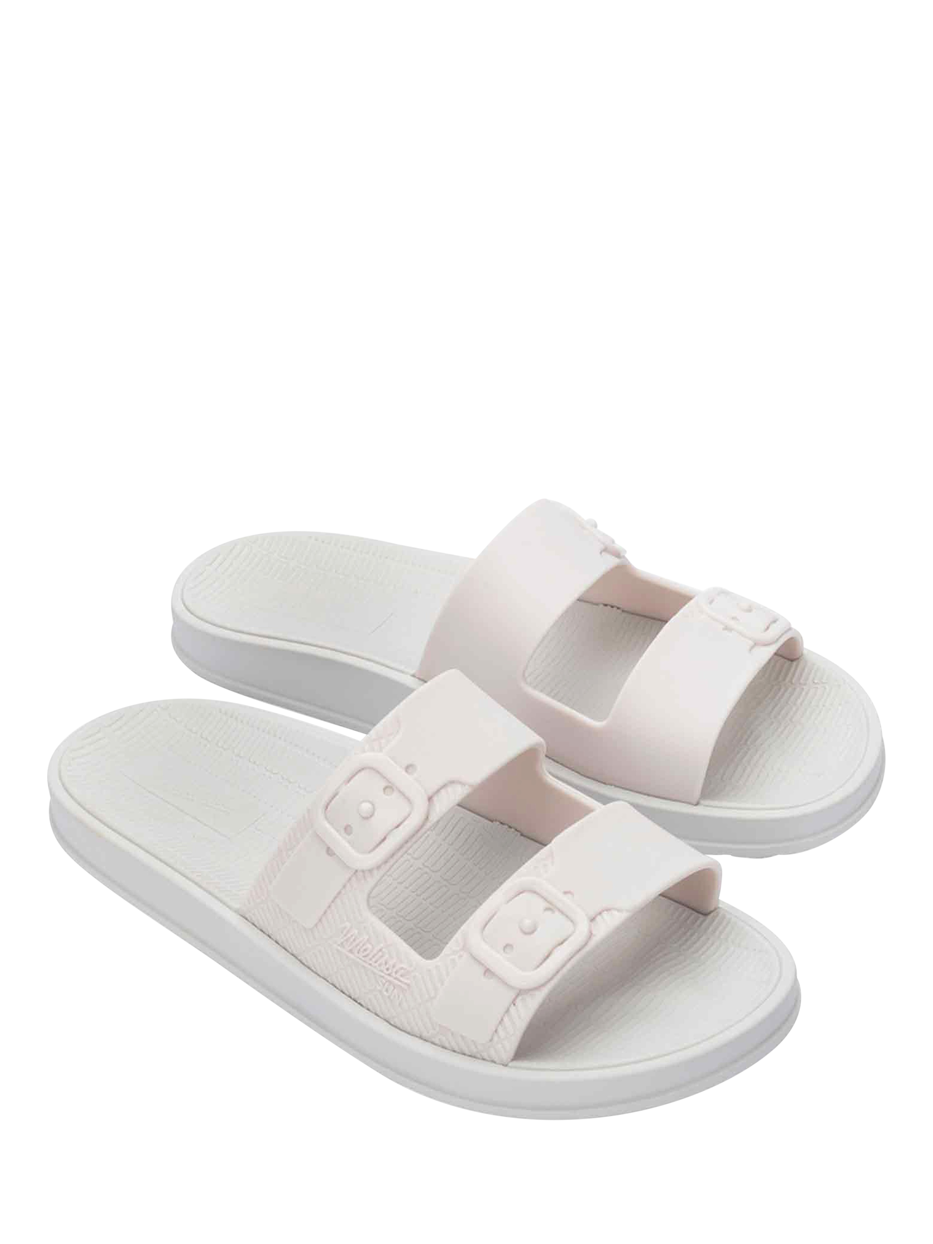 Product image 4 of 4, which shows Melissa Sun Cruise Slider Sandals, White, 3