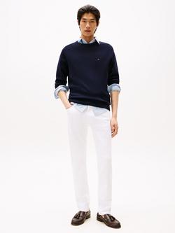 Tommy Hilfiger Cotton Blend Essential Crew Jumper - view 2, Desert Sky