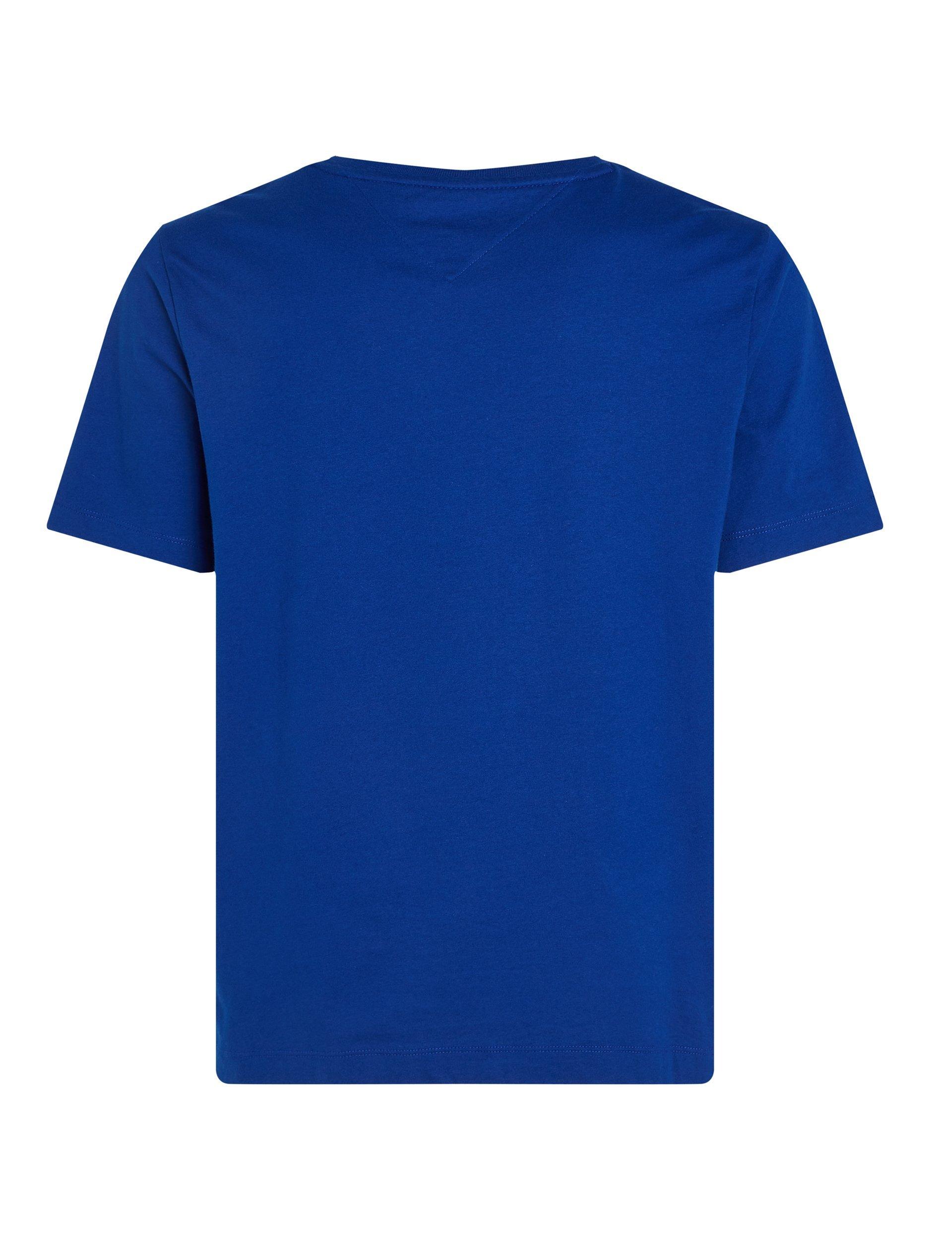 Product image 6 of 6, which shows Tommy Hilfiger Essential Cotton Regular Fit Short Sleeve T-Shirt, Wedge Blue, S