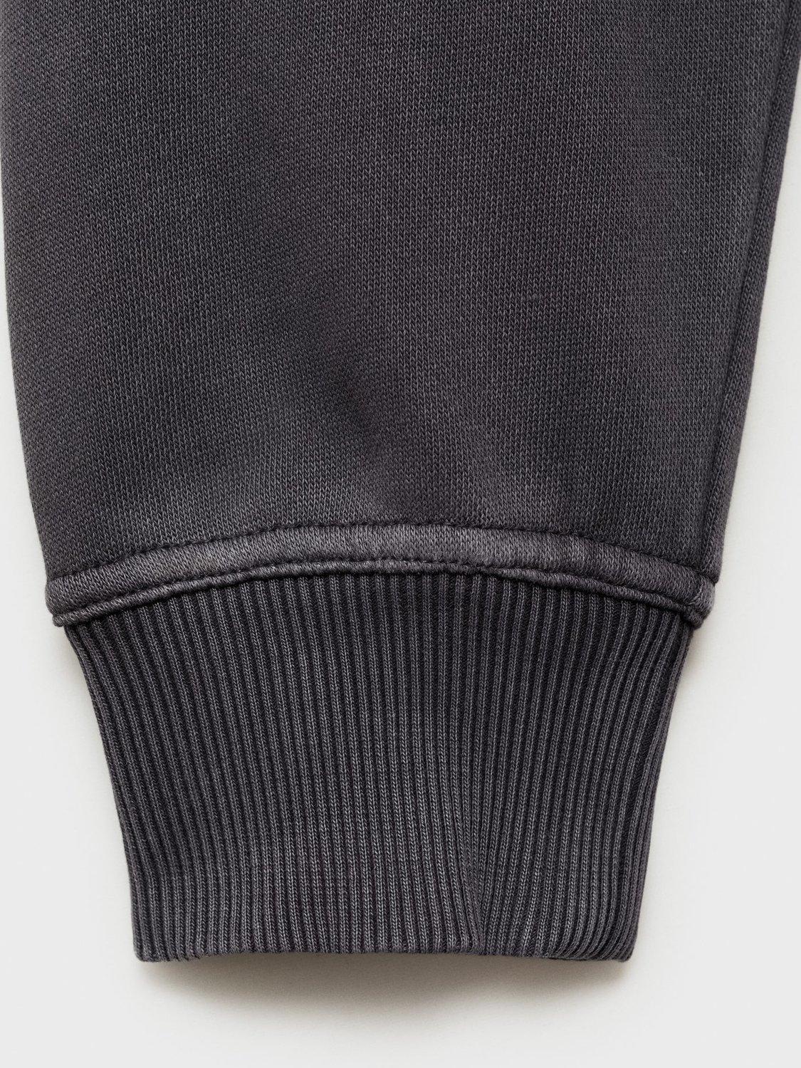 Product image 3 of 4, which shows Mango Kids' Things Cotton Sweatshirt, Grey, 13-14 years