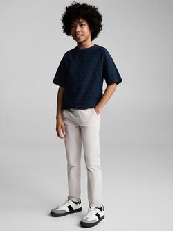 Mango Kids' Franky Drawstring Trousers - view 2, Natural White