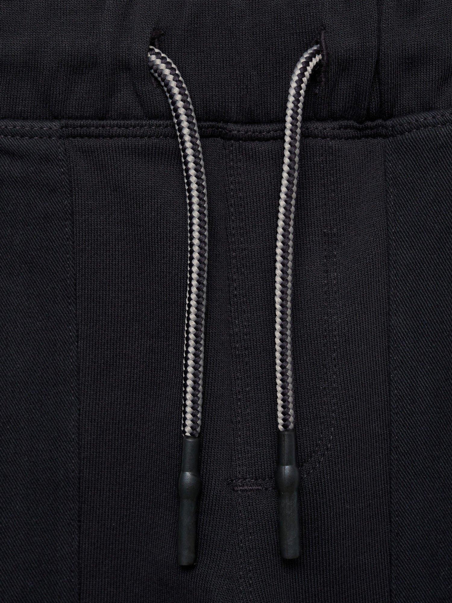 Product image 4 of 4, which shows Mango Kids' Tongi Elasticated Drawstring Waist Joggers, Charcoal, 13-14 years