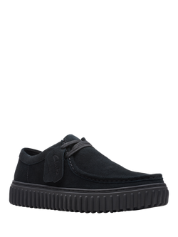 Clarks Torhill Lo Suede Loafers, Black - view 2, Black