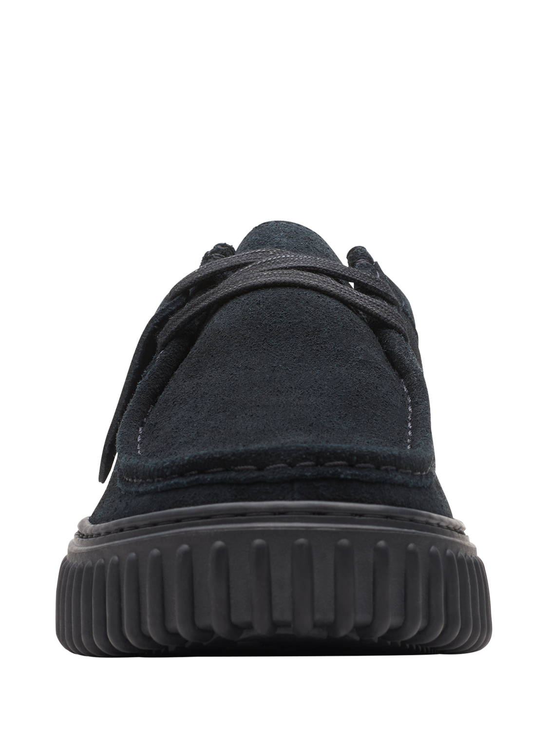 Product image 3 of 7, which shows Clarks Torhill Lo Suede Loafers, Black, 7