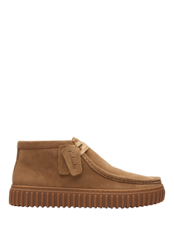 Clarks Torhill Hi Suede Ankle Boots, Sand, Sand