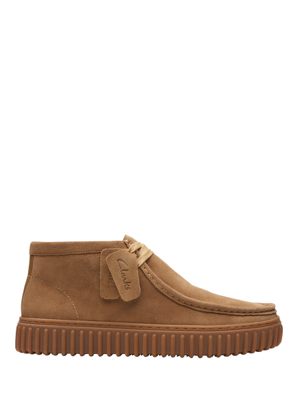 Clarks Torhill Hi Suede Ankle Boots, Sand, Sand