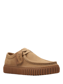 Clarks Torhill Lo Suede Loafers, Sand - view 2, Sand