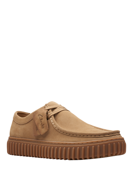 Clarks Torhill Lo Suede Loafers, Sand - view 2, Sand
