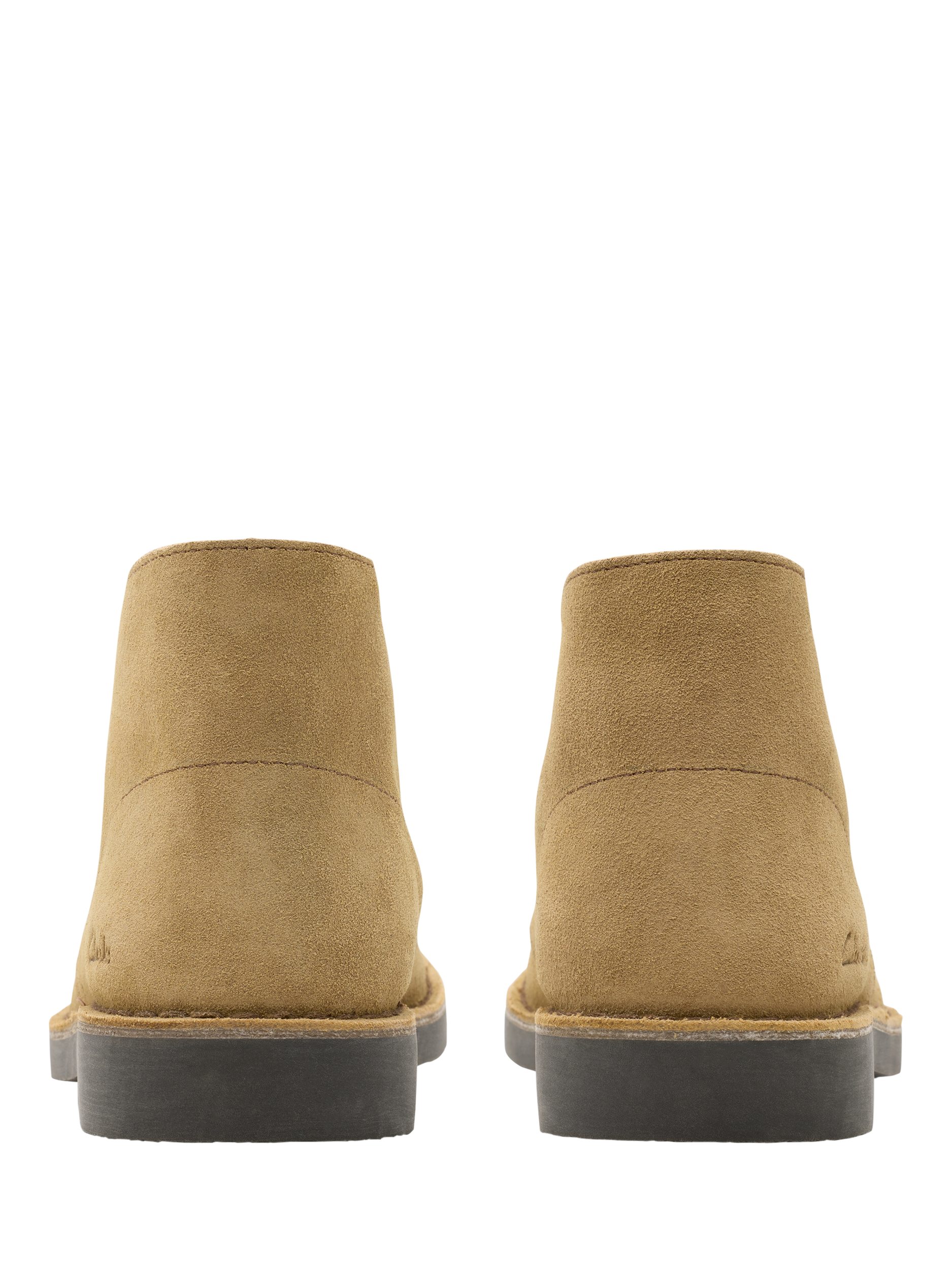 Product image 5 of 8, which shows Clarks Evo Suede Desert Boots, Sand, 8