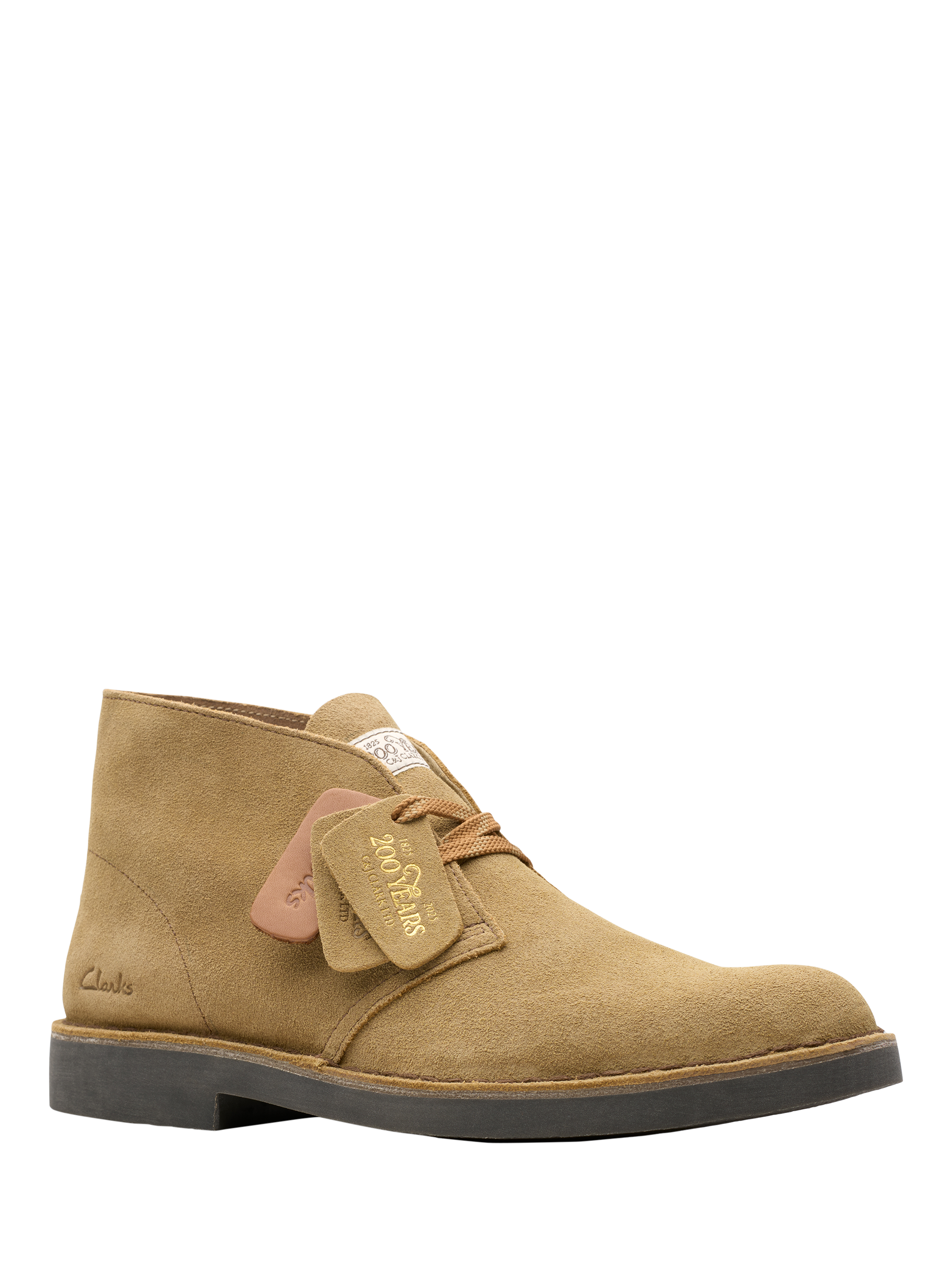 Product image 7 of 8, which shows Clarks Evo Suede Desert Boots, Sand, 8