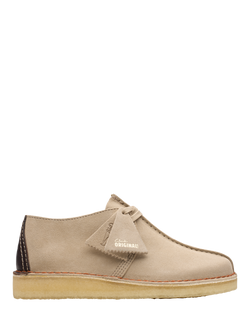Clarks Originals Desert Trek Suede Shoes, Sand, Sand