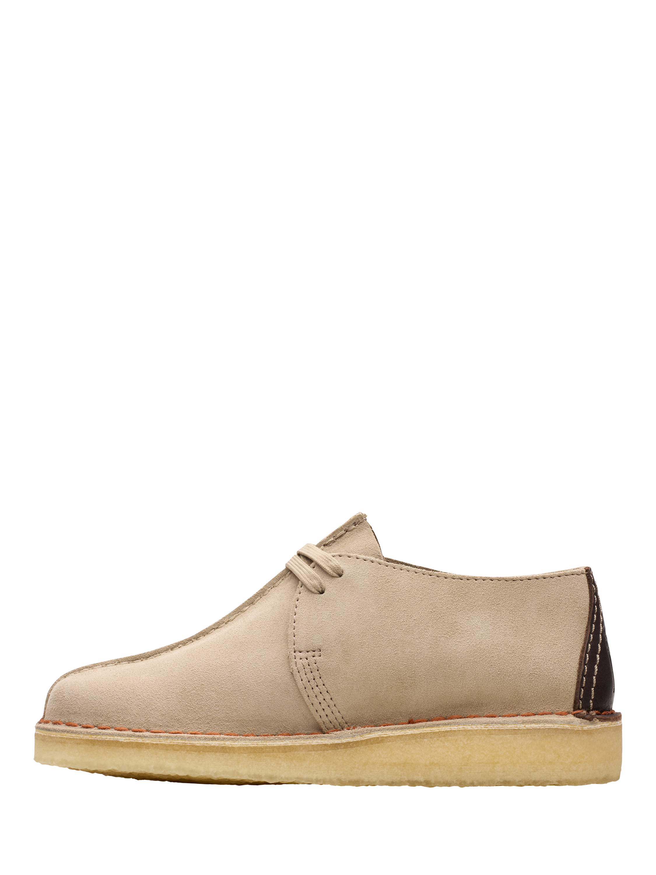 Product image 2 of 8, which shows Clarks Originals Desert Trek Suede Shoes, Sand, 7