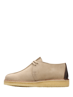 Clarks Originals Desert Trek Suede Shoes, Sand - view 2, Sand