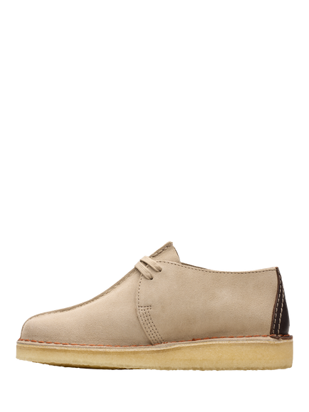 Clarks Originals Desert Trek Suede Shoes, Sand - view 2, Sand