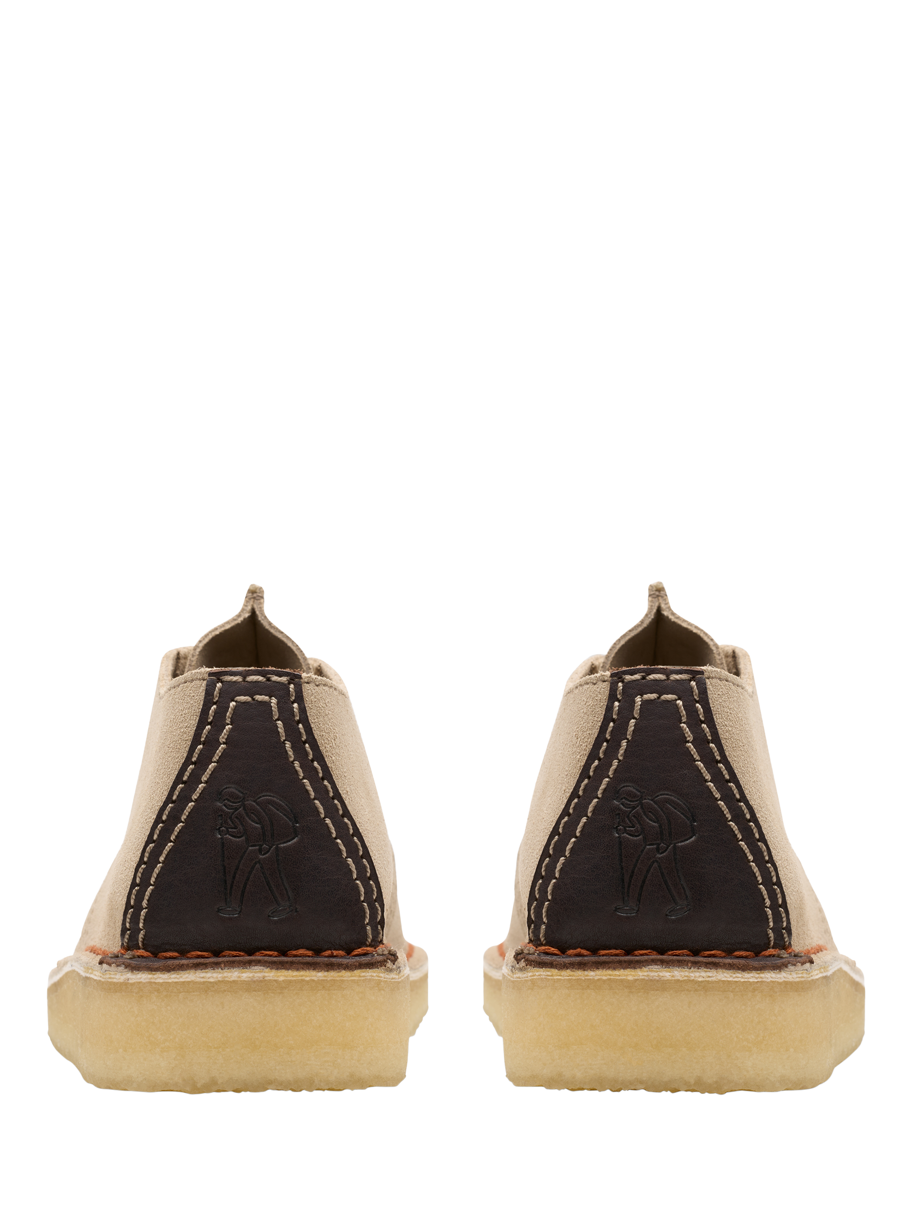 Product image 5 of 8, which shows Clarks Originals Desert Trek Suede Shoes, Sand, 7