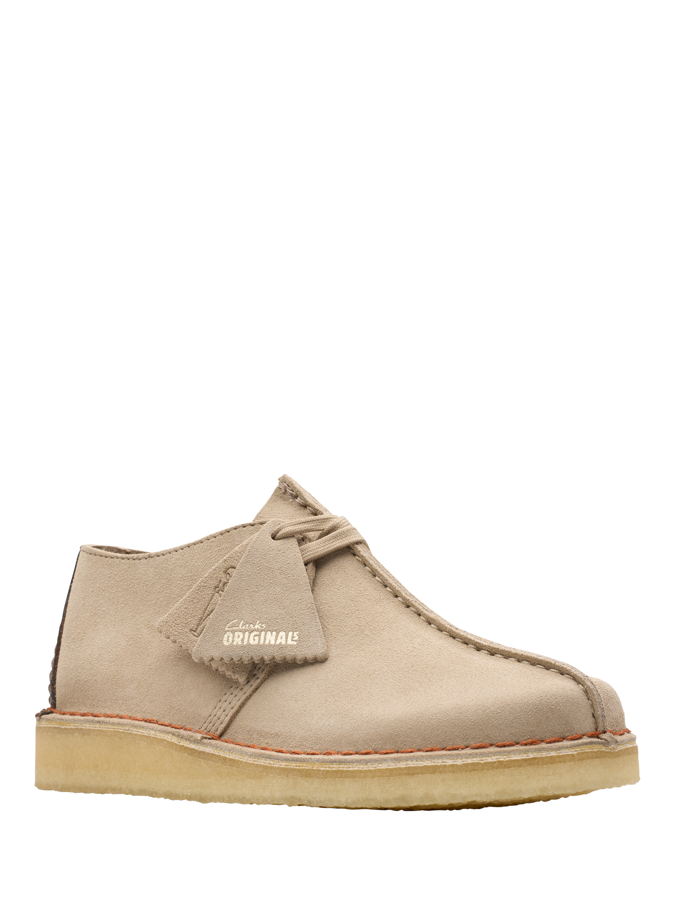 Product image 7 of 8, which shows Clarks Originals Desert Trek Suede Shoes, Sand, 7
