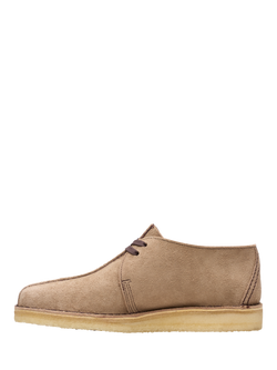 Clarks Originals Desert Trek Suede Shoes, Wolf - view 2, Wolf